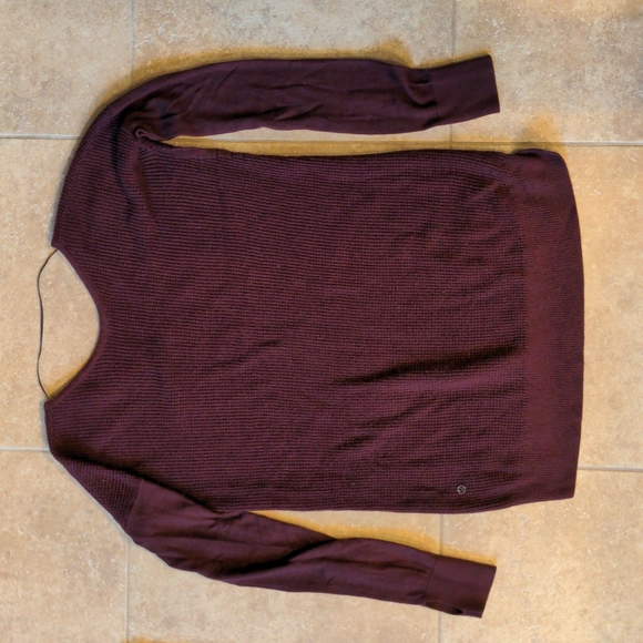 Lululemon The Sweater Life Heather Bordeaux - Picture 6 of 7